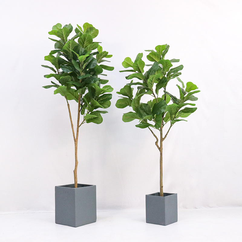 Künstliche Kunststoff-Topfpfla – Ficus Lyrata Tree Bewertung und Preis