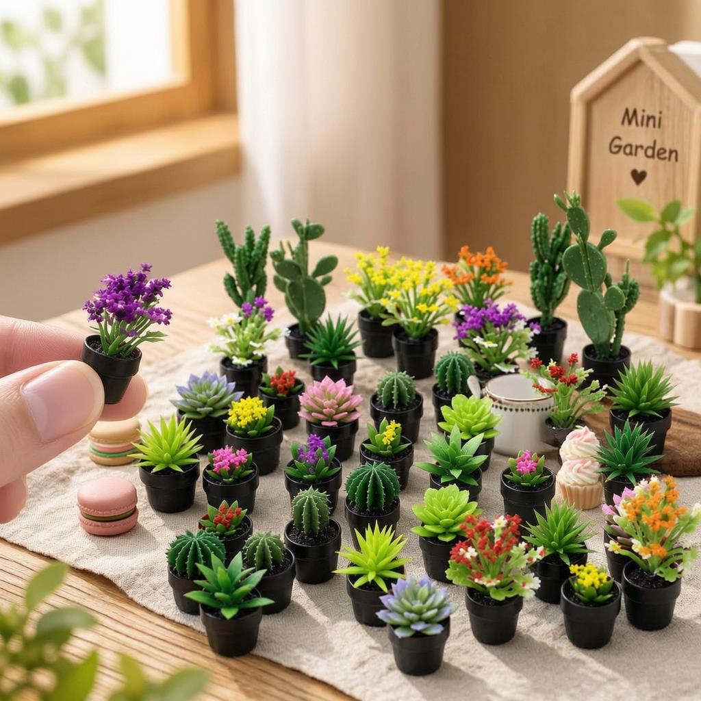 8 Stück Miniatur-Kunststofftop – Echeveria Succulent Bewertung und Preis