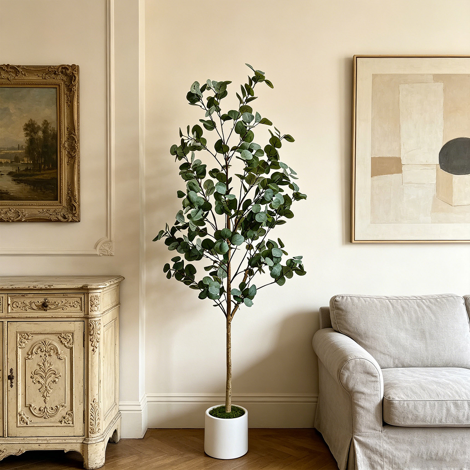 120-155 cm/5,1 Fuß Künstlicher – Ficus Lyrata Tree Bewertung und Preis